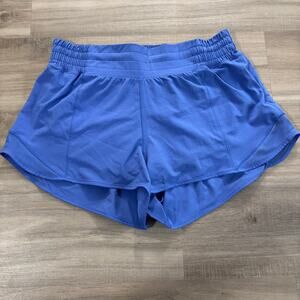 Lululemon Hotty Hot High-Rise Lined Short 2.5" Wild Indigo Women Size 6